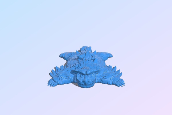 Owlbear skin rug | 3d print model