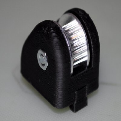 3mm Idler Pulley 2020 mount | 3d print model