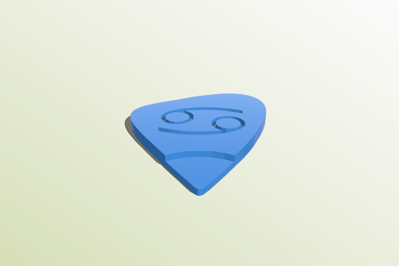 Cancer Guitar Pick