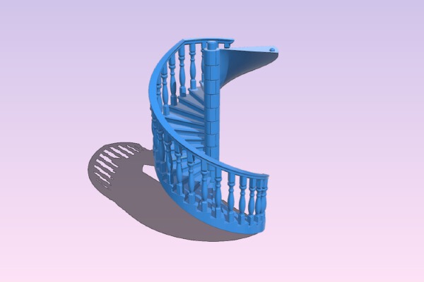 Another Dice Tower - Stairs Remix - No Supports | 3d print model