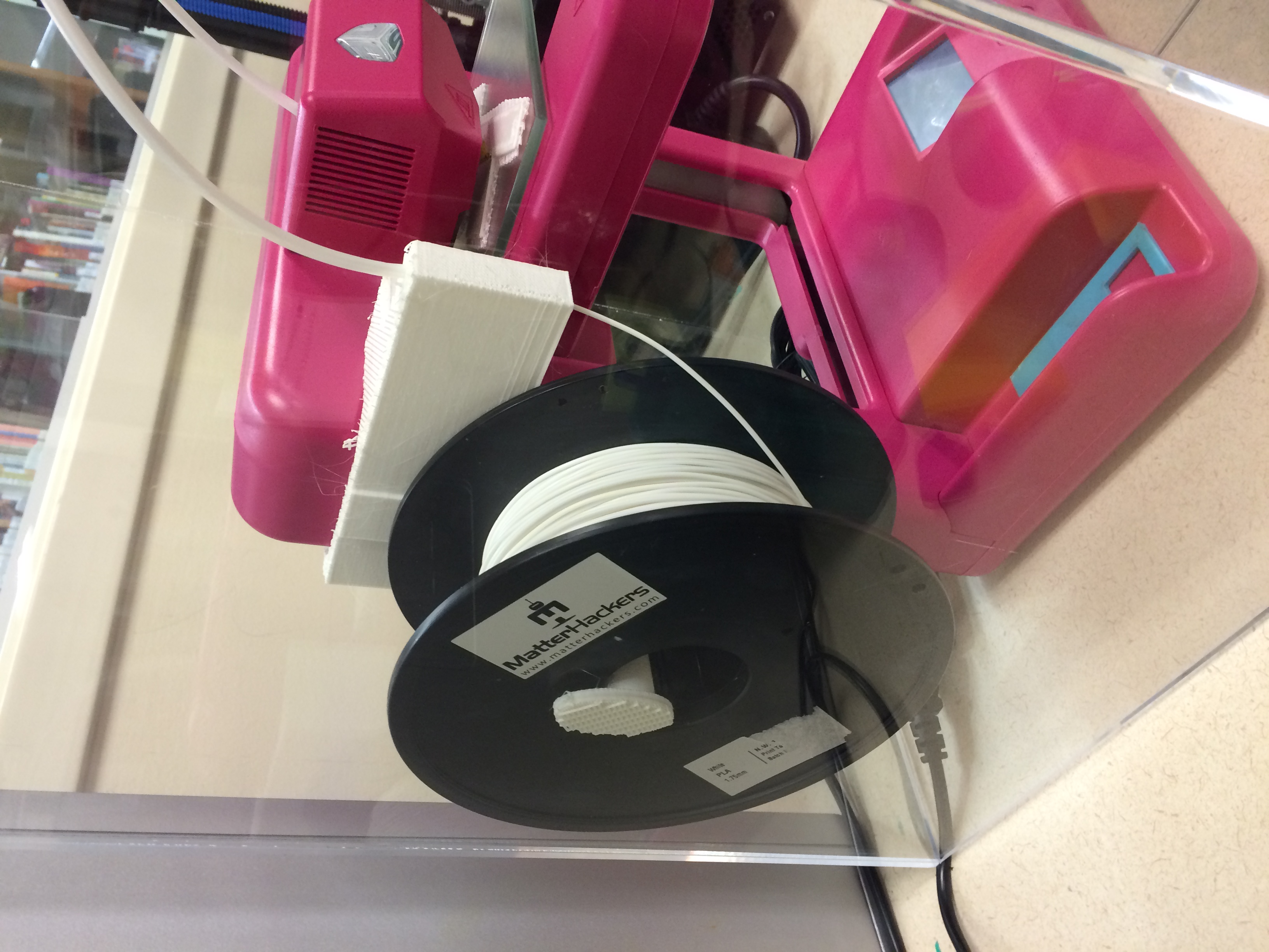 Cube 2 bulk filament spool holder