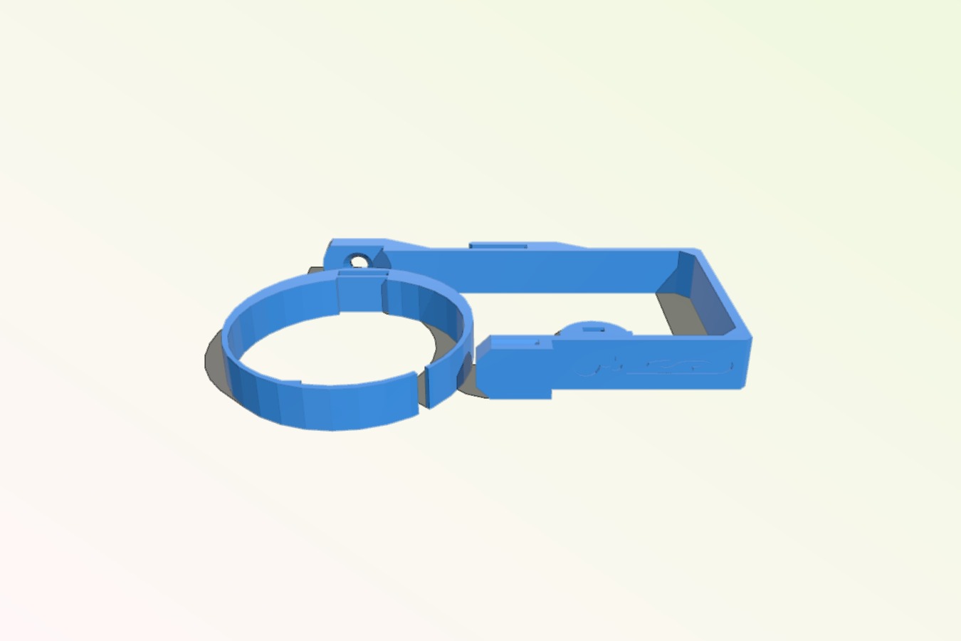 Zip Tie Cup Holder