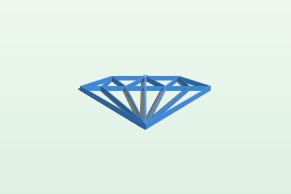 Diamond Necklace | 3d print model