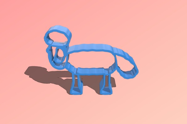 Shaun das Schaf Ausstecher | 3d print model