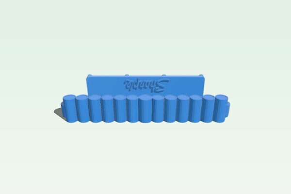 IKEA Skadis _ 26+1 Sharpie Holder | 3d print model