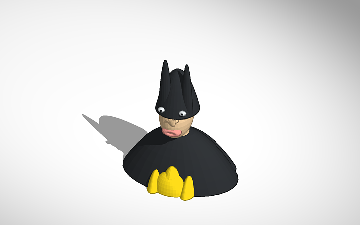 new improved printable batman bust