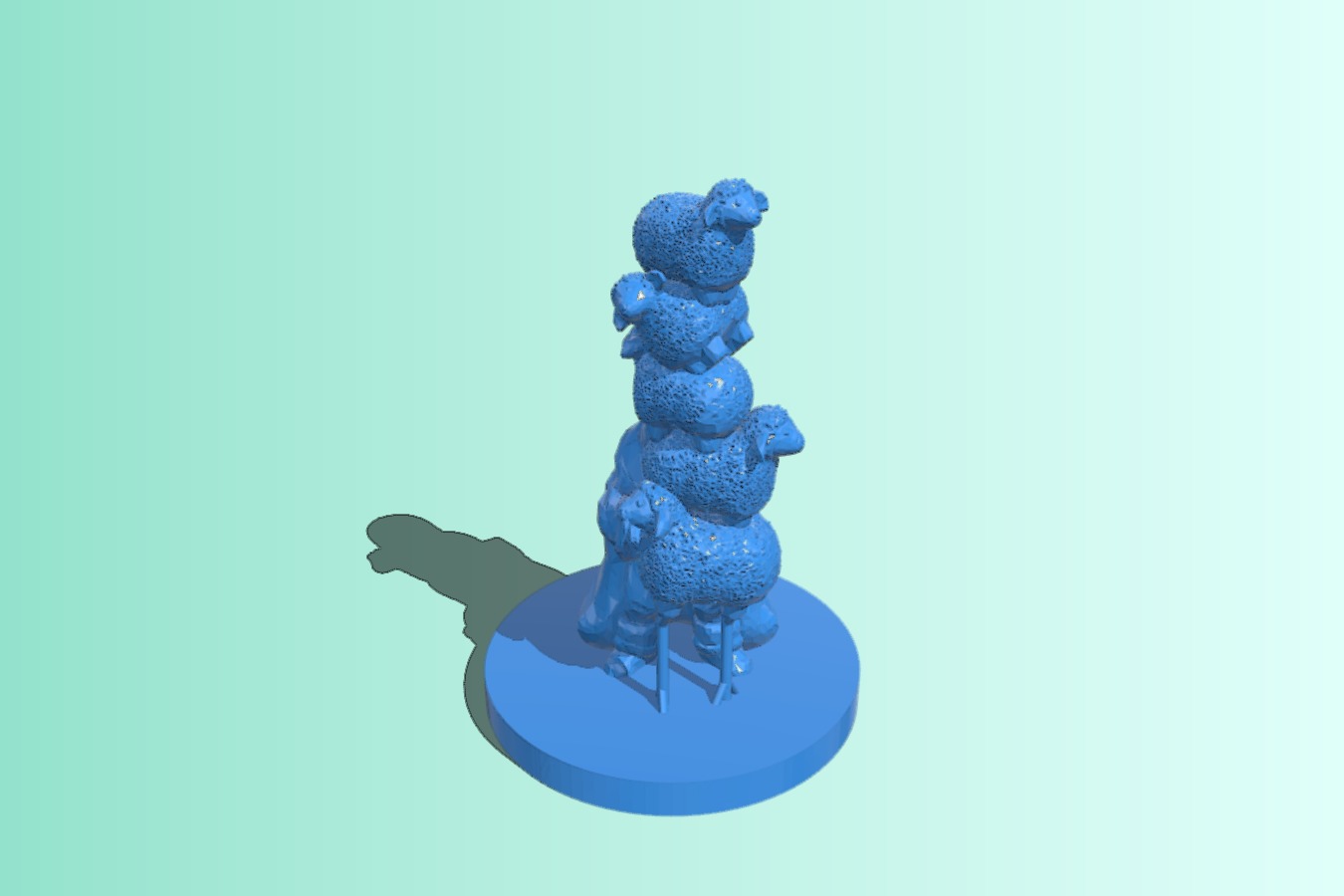 Catan Robber - Stack o' Sheep Thief - Wider Base