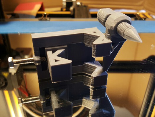 bicycle wheel truing gauge clamp | 3d print model