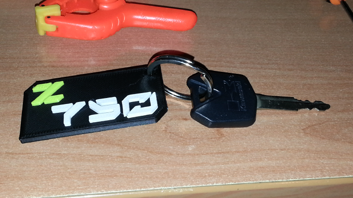 Kawasaki Z 750 KeyChain | 3d print model