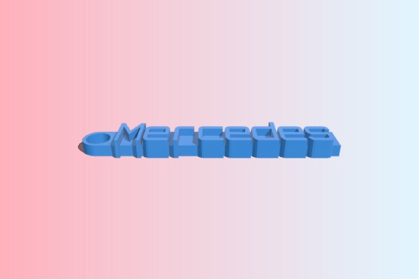 Mercedes Keychain | 3d print model