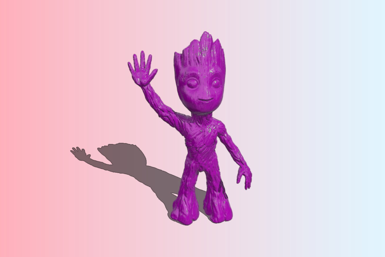 baby groot standing