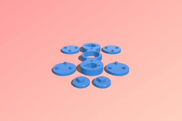 Justice League Spinner | 3d print model