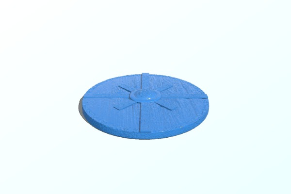 Viking Shield | 3d print model