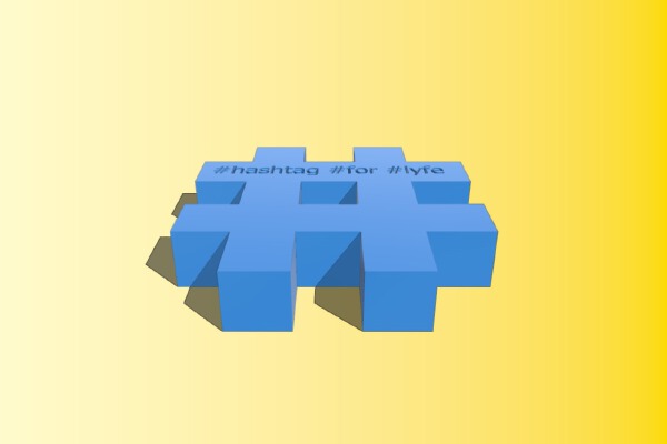 #hashtag | 3d print model