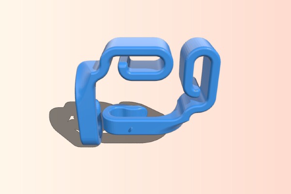 Car Seatback Trash Bag Hooks | 3d print model