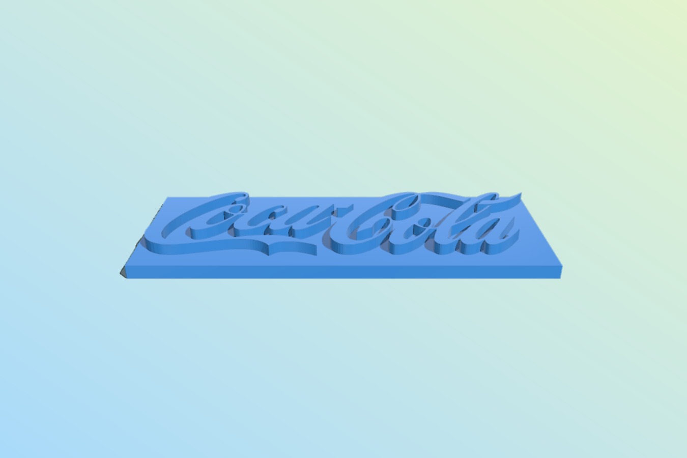 Coca Cola Plate