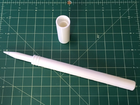 Threaded Apple Pencil Case | 3d print model