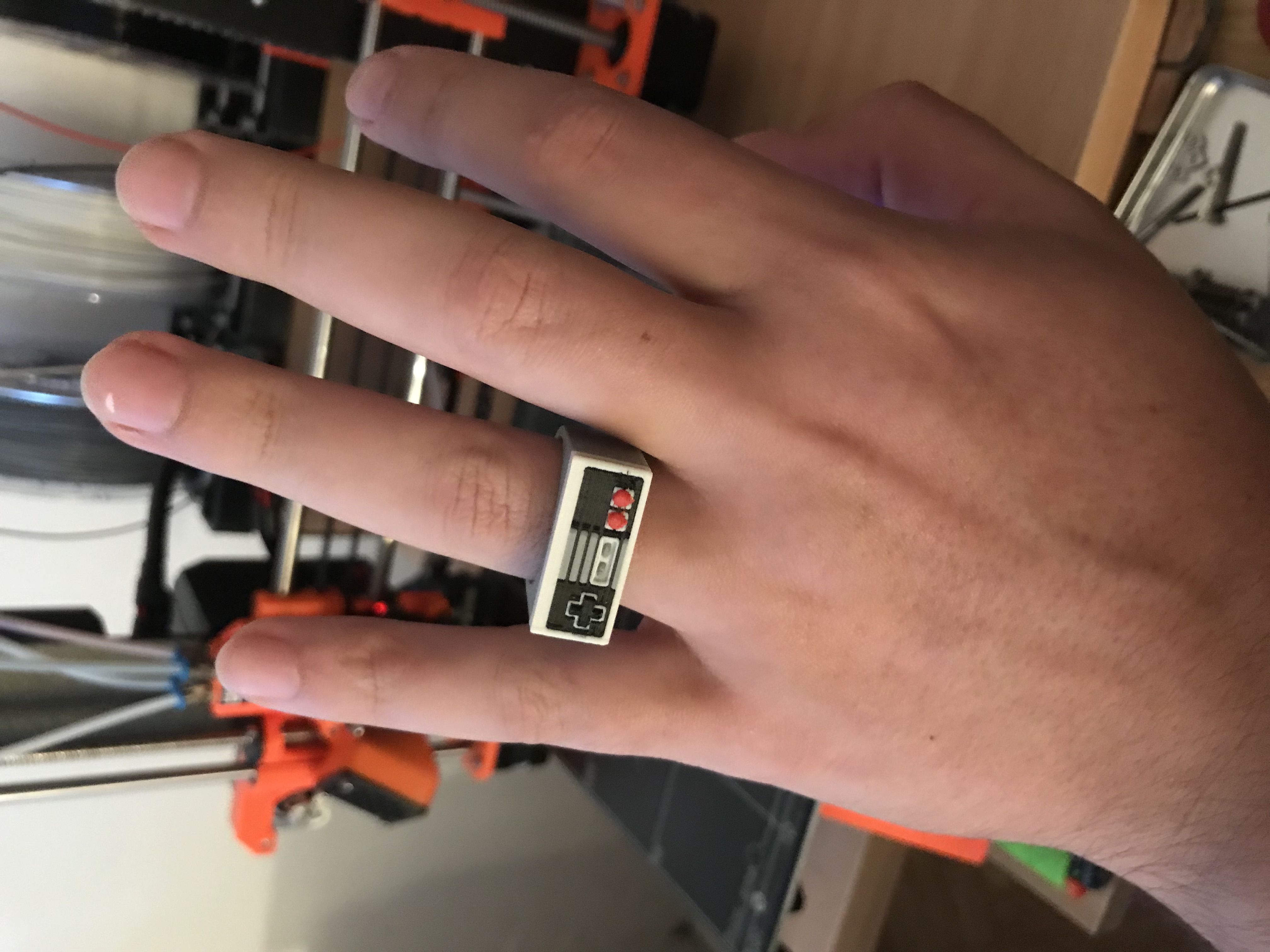 NES Controller Ring Multi Color