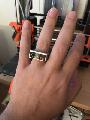NES Controller Ring Multi Color | 3d print model