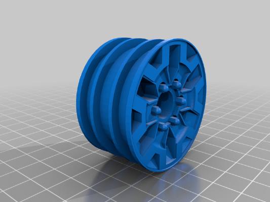 1_10 Scale TRD Offroad Wheel 1.55 Dia 12mm Hex | 3d print model
