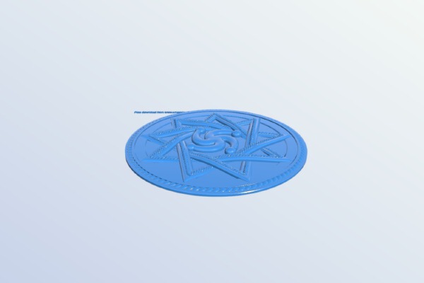 Round plate pattern | 3d print model