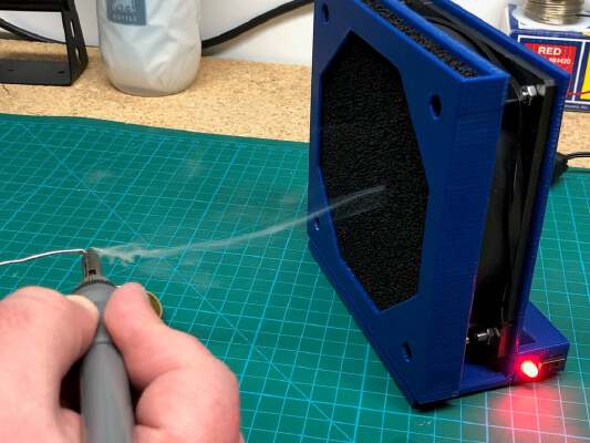 Solder Fume Extractor (120mm fan) | 3d print model