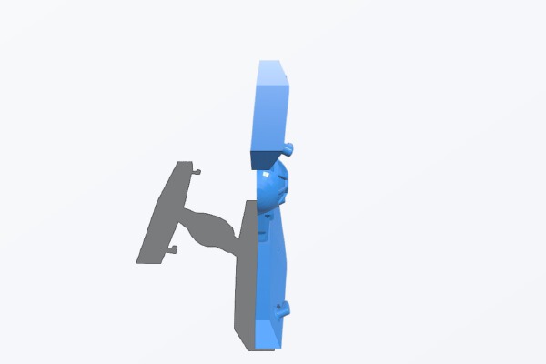 Tie Fighter Key Hook | 3d print model