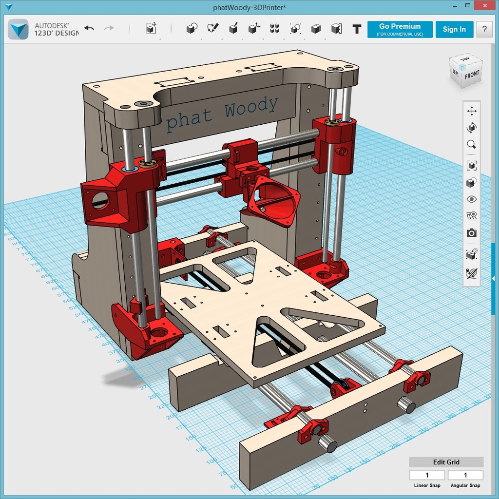 phat-woody 3D Printer