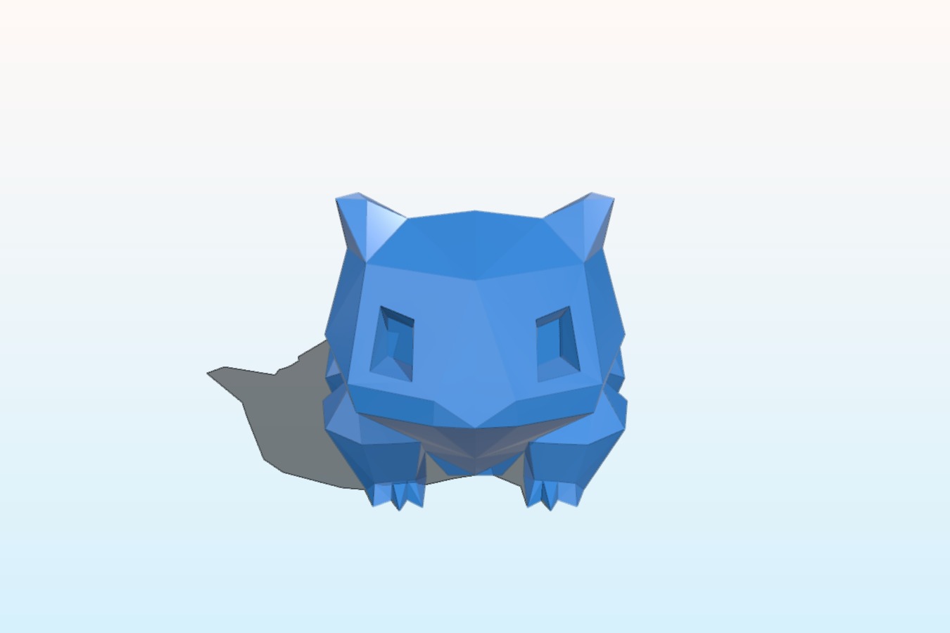 Low Poly Bulbasaur Planter