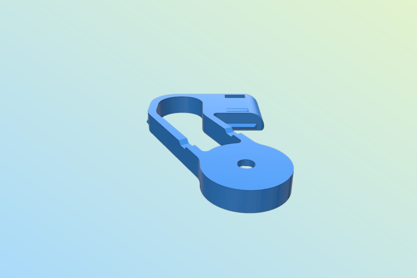 Ender 3 90° heated bed cable strain relief with aftermarket springs