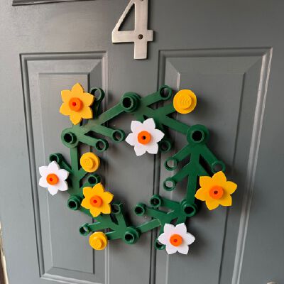 Lego Wreath for Spring Easter | 3d print model