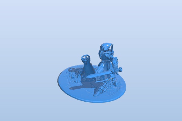 Robot warriors in the field | 3d print model