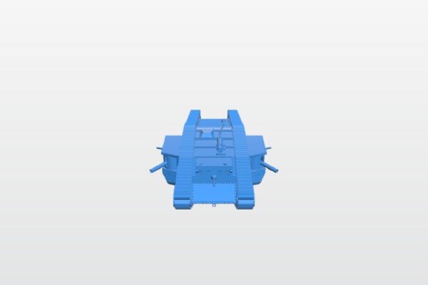 ww1 tank | 3d print model