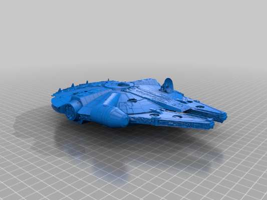 SW Millenium Falcon Extremely Detailed | 3d print model