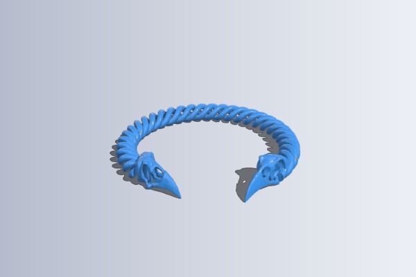 Raven bracelet | 3d print model