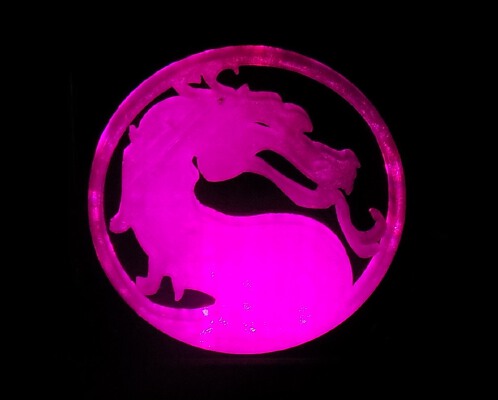 Mortal Kombat LED Light_NightLight | 3d print model