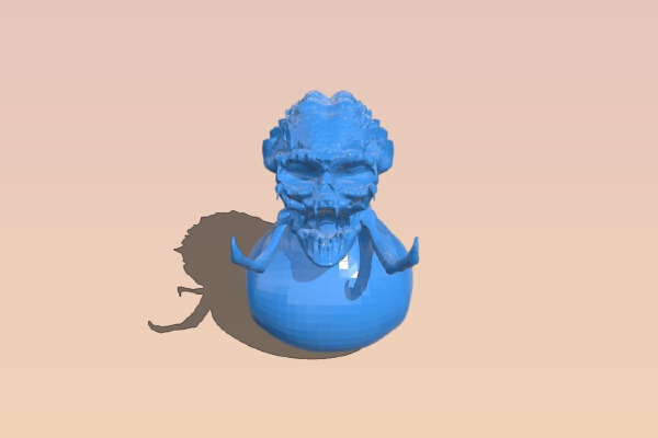 predator duck  JE | 3d print model