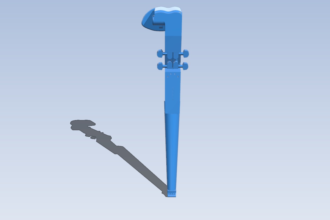 Electric Parametric Violin (EPV) Revision 2 CAD Files