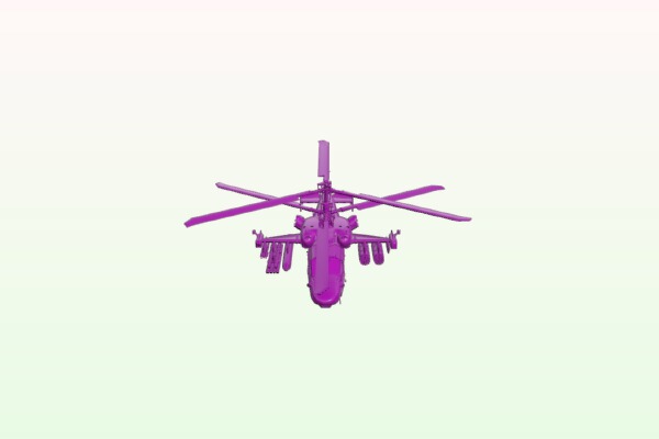 Helicopter KA-52 | 3d print model