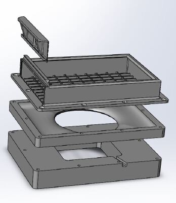 HEPA and active carbon filter box | 3d print model