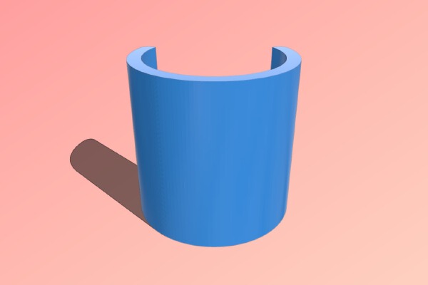 Radar Detector Mount Mirror Adaptor | 3d print model