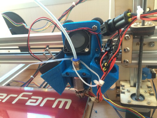 Makerfarm I3v Bowden X Carriage | 3d print model