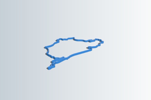 Nurburgring Race Circuit | 3d print model