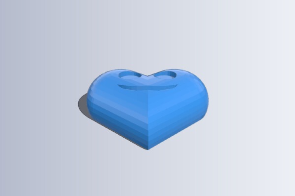Valentines Day Heart Keychain | 3d print model