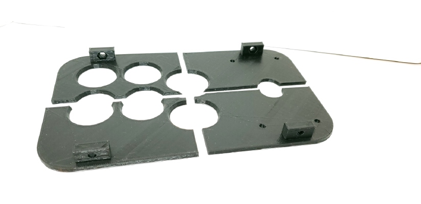 Arcade Controller Split for Small Printers | 3d print model