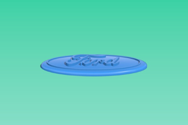 ford logo | 3d print model