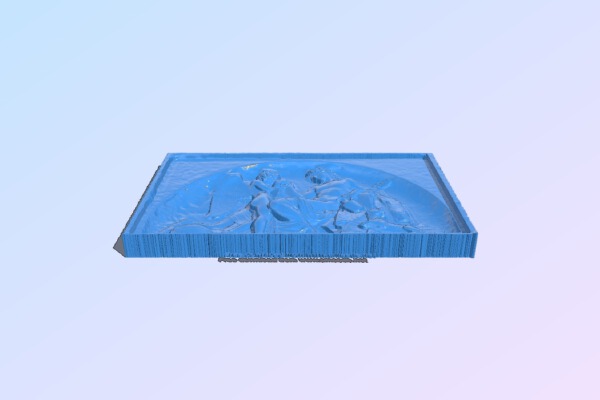 Painting of Cupid and Bacchus | 3d print model