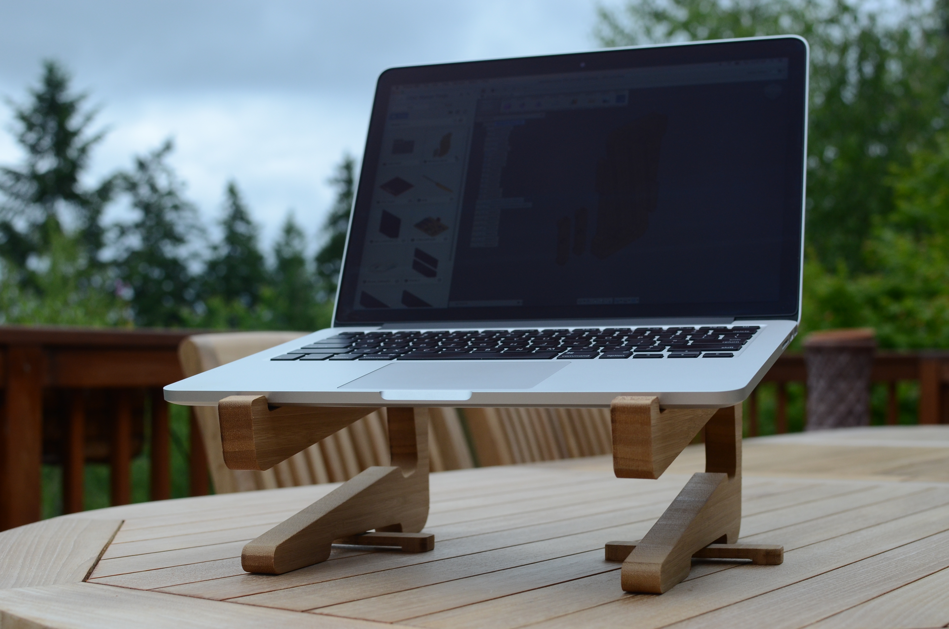 Ergonomic Stand for Macbook (Laptop) CNC_Cutting Tool-Path