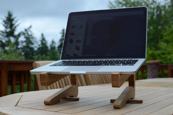 Ergonomic Stand for Macbook (Laptop) CNC_Cutting Tool-Path | 3d print model
