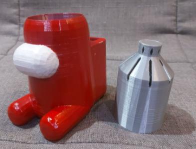 Among Us Self-Watering planter (Small) | 3d print model